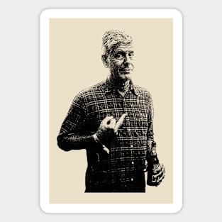 drawing anthony bourdain Magnet